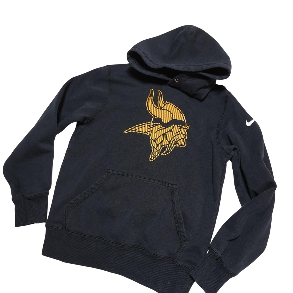 Minnesota Vikings Hoodie Mens Small Blue NFL Football Nike Pullover Sweatshirt